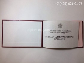 Диплом кандидата наук 2000-2005 годов