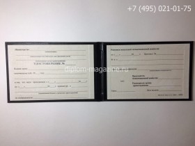 Удостоверение ординатуры 1993-2004 годов